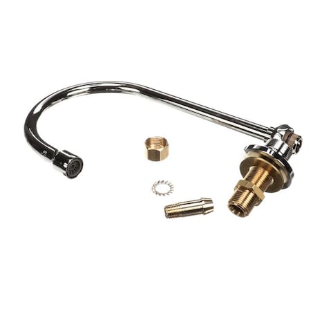 T&S Brass Rigid Gooseneck, Deck Mount, 5-1/2 Spread, 10-1/4 B-0520